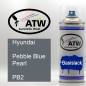 Preview: Hyundai, Pebble Blue Pearl, PB2: 400ml Sprühdose, von ATW Autoteile West.